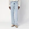 Séfr Light Blue Distressed Jeans In Blue