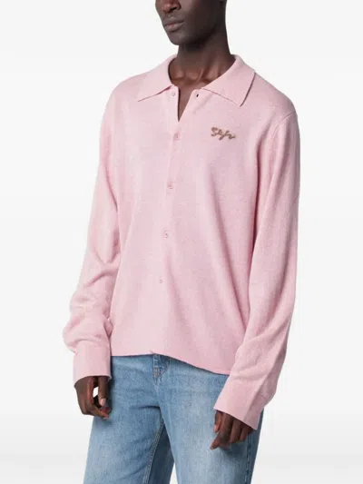 Séfr Logo-embroidered Cardigan In Multi