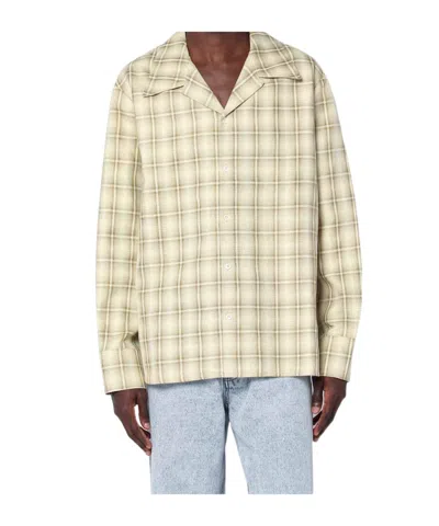 SÉFR LONG-SLEEVE CHECKED SHIRT