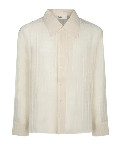 Séfr Shirt Ignacio In Bianco