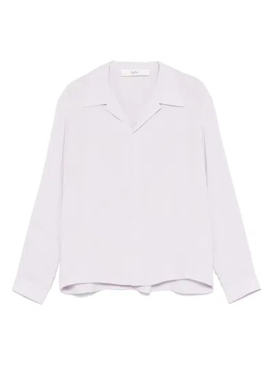 Séfr Long-sleeve Shirt In Purple