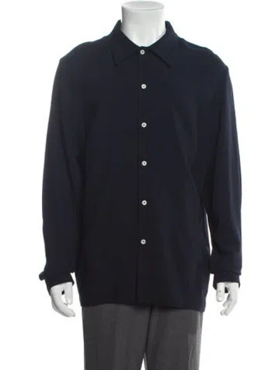 Pre-owned Séfr Long Sleeve Shirt In Blue