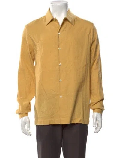 Pre-owned Séfr Long Sleeve Shirt In Yellow