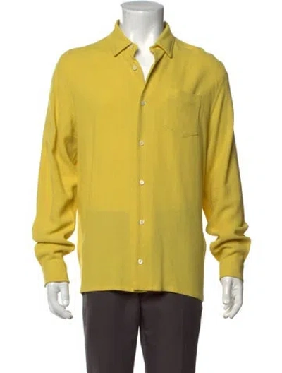 Pre-owned Séfr Long Sleeve Shirt In Yellow