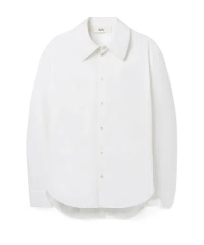 Séfr Long-sleeved Shirt In White