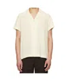 Séfr Noam White Wool Blend Shirt In Off-white