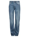 Séfr Man Jeans Blue Size 30 Cotton In Blue