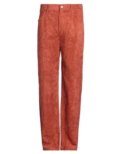 Séfr Man Pants Rust Size Xl Viscose In Red