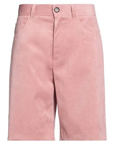 Séfr Man Shorts & Bermuda Shorts Antique Rose Size S Polyester, Polyamide, Elastane In Pink