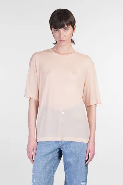 SÉFR MATEO T-SHIRT IN BEIGE ACRYLIC