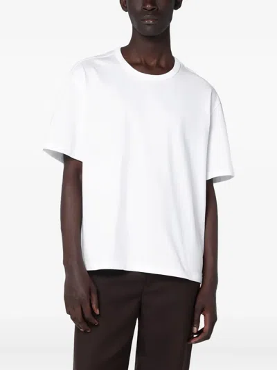 Séfr Mauro White T-shirt In Organic Cotton