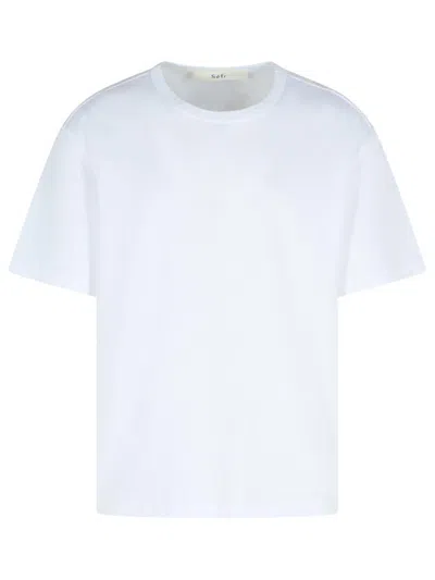 Séfr 'mauro' White Cotton T-shirt