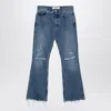 Séfr Ripped And Frayed Jeans In Navy