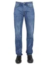 Séfr Denim Mid Rise Jeans In Blue