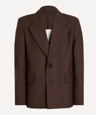 Séfr Sefr Mens Amare Sludge Brown Blazer
