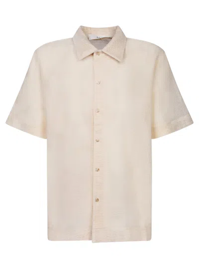 Séfr Noam Beige Textured Shirt