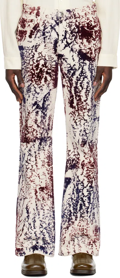 Séfr Rider Cut High-rise Flared Jeans In Neutrals