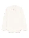 Séfr Ignacio Checked Cotton-gauze Shirt In White