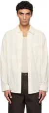 Séfr Off-white Leo Shirt In Vanilla White