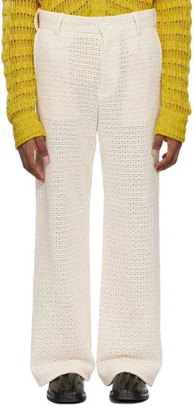 Séfr Off-white Richie Trousers In Datura White