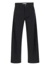 Séfr Wide-leg Casual Pants In Black