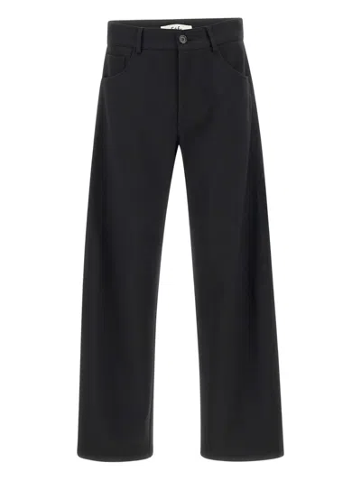 Séfr Oktai Twill Trousers In Black