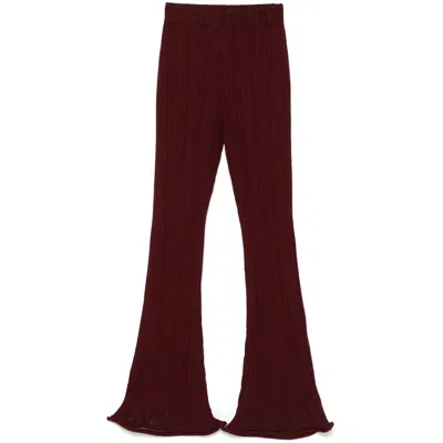 Séfr Elodie Trousers In Red