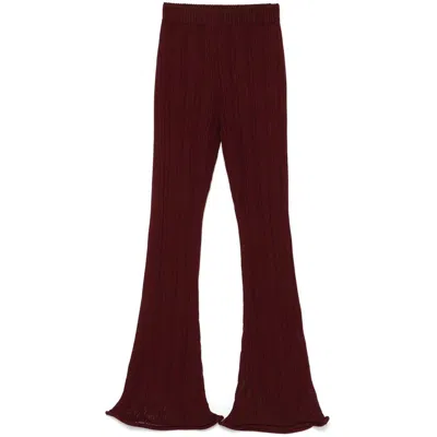 Séfr Elodie Trousers In Red
