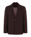 Séfr Peak-lapels Blazer In Brown