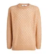SÉFR PERFORATED CASHMERE SWEATER
