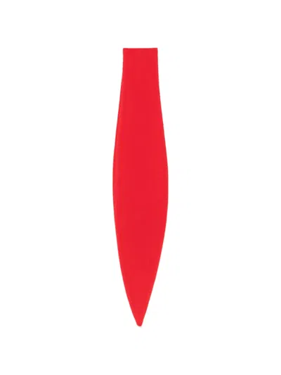 Séfr Pointed-tip Scarf In White