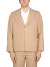 Séfr Single-breasted Jacket In Nude