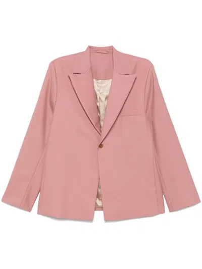 Séfr Pink Power Blazer In Rose Pink