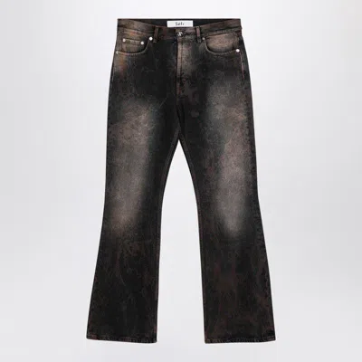 Séfr Punk Wash Denim Jeans For Men In Black