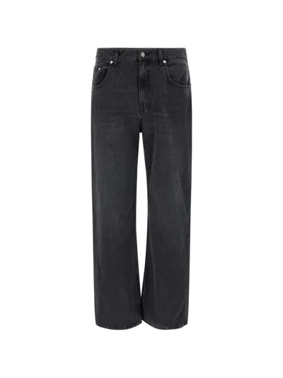 Séfr Sefr Relaxed Fit Worn Wash Jeans For Men In Grey