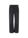 Séfr Sefr Relaxed Fit Worn Wash Jeans For Men In Gray