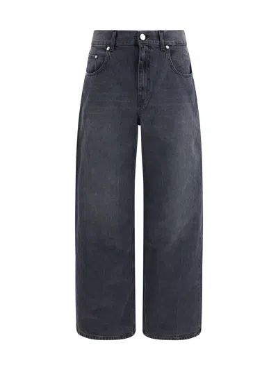 Séfr Relaxed Straight-leg Denim Jeans In Black