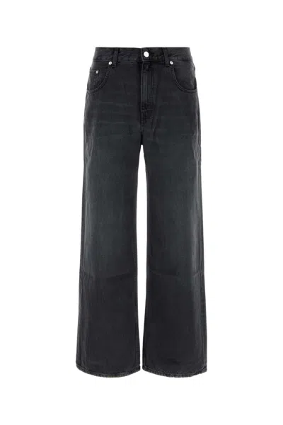 Séfr Sefr Relaxed Wide-leg Denim Jeans In Black