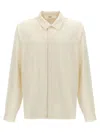 Séfr Sefr Ivory Wool Riku Shirt In White