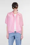 Séfr Sergio Shirt In Rose-pink Polyester In Pink