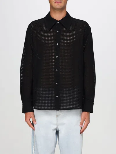 SÉFR SHIRT SÉFR MEN COLOR BLACK,G98156002