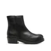 Séfr Black Letaro Ankle Boots In Leather In Black