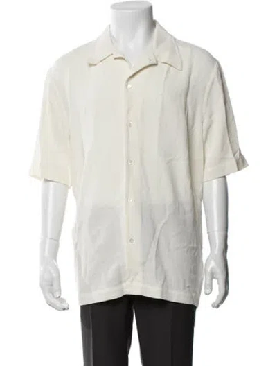 Pre-owned Séfr Short Sleeve Shirt In White