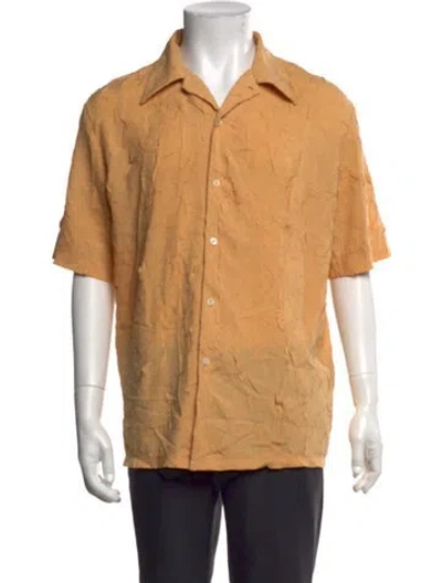 Pre-owned Séfr Short Sleeve Shirt In Yellow