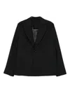 Séfr Single-breasted Blazer In Black
