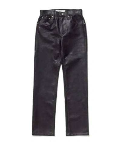 Séfr Straight-leg Casual Pants In Black