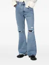Séfr Ripped And Frayed Jeans In Blue