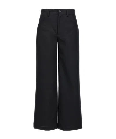 Séfr Sefr Straight Leg Trousers In Black