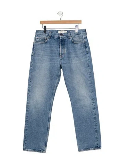 Pre-owned Séfr Straight-leg Jeans In Blue