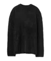 Séfr Haru Sweater Black Alpaca In Black